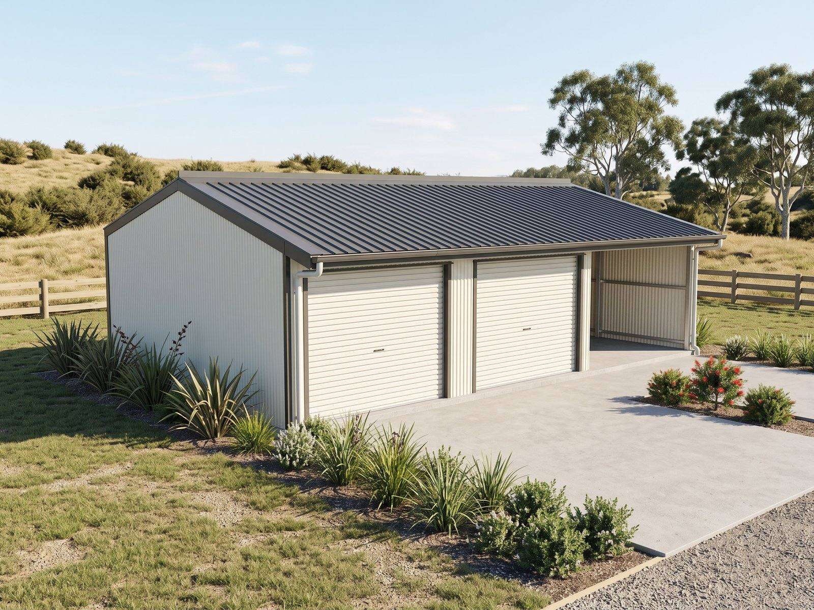 Harrison — Kitset Garage & Carport — kitset shed plan, New Zealand