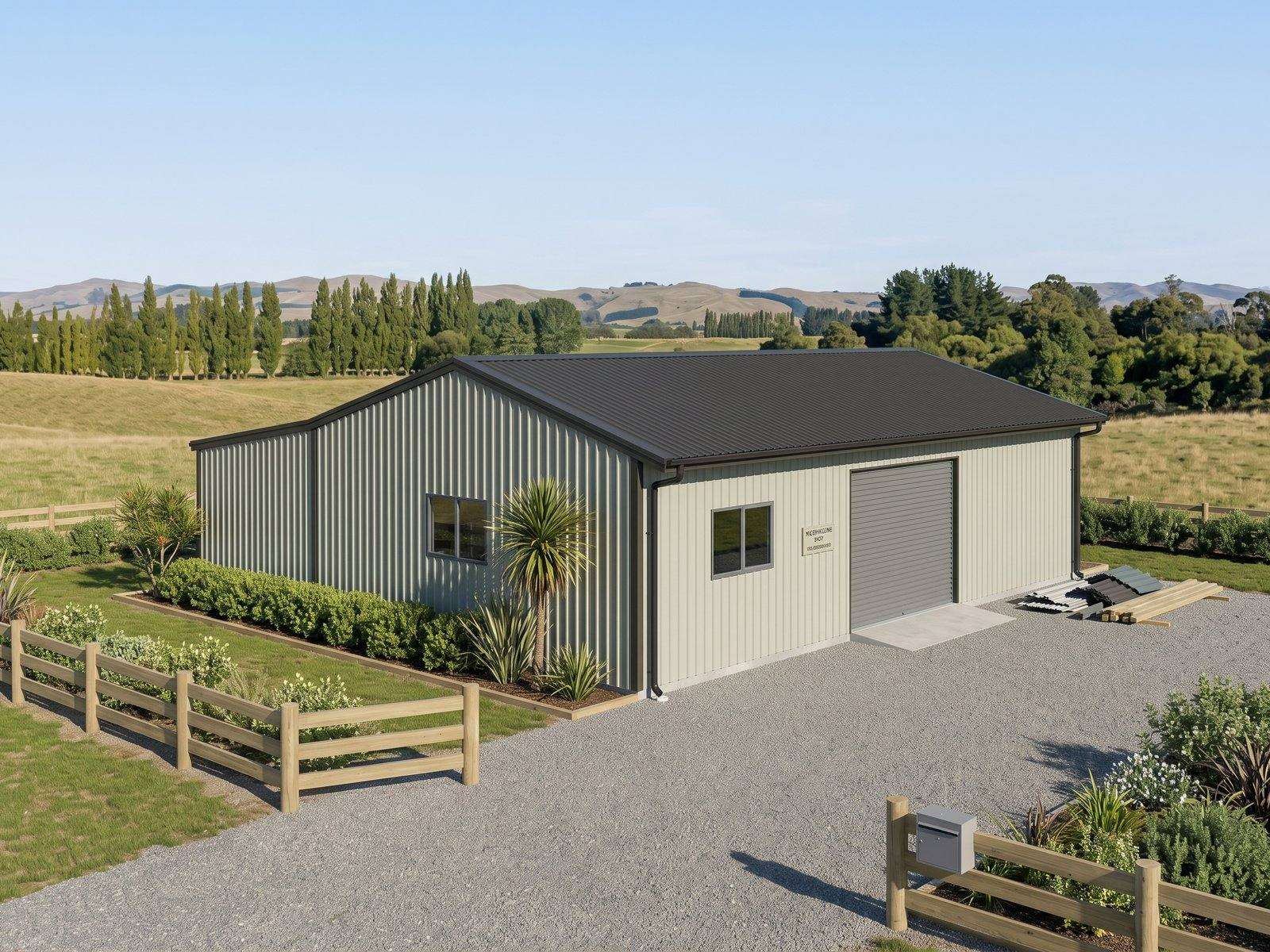 Rangiora — Kitset Lifestyle Shed & Lean-To — kitset shed plan, New Zealand